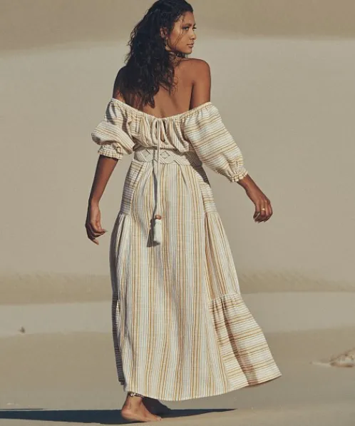 Spell Dresses>Lady Palm Gown Toffee