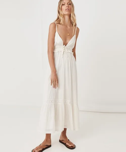 Spell Dresses>Magnolia Soiree Dress Antique White