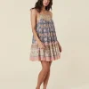 Spell Dresses>Mossy Strappy Mini Dress Evening