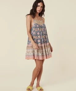 Spell Dresses>Mossy Strappy Mini Dress Evening