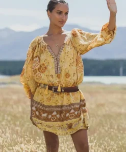 Spell Dresses>Mystic Tunic Dress Sunflower