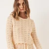 Spell Knits>Road to Paradise Knit Top Wheat
