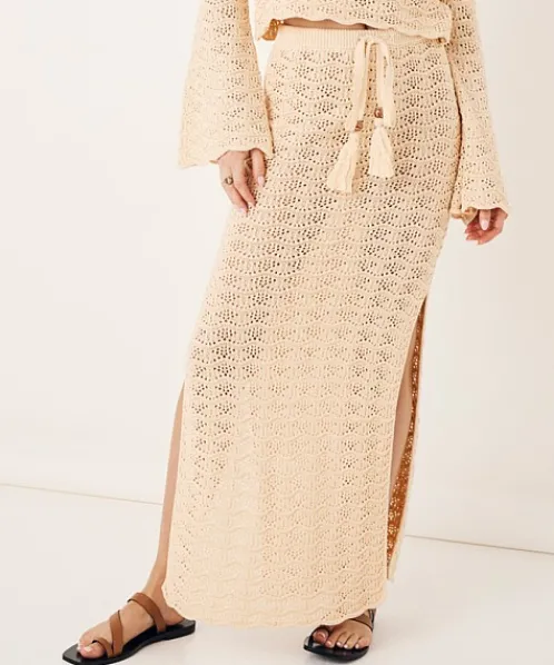 Spell Skirts>Road to Paradise Knit Skirt Wheat