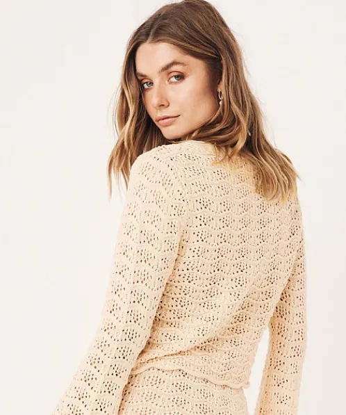 Spell Knits>Road to Paradise Knit Top Wheat
