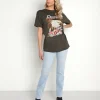 Spell Tops>Wind Drifter Biker Tee Charcoal