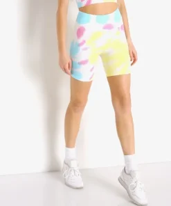 Spiritual Gangster Bottoms>Bike Short Sunburst Tie Dye