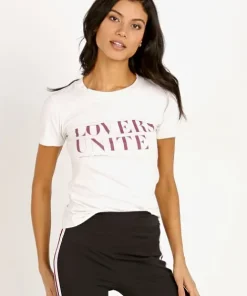 Spiritual Gangster Tops>Lovers Unite Tee Stone