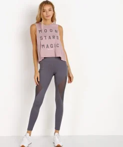 Spiritual Gangster Tops>Moon Stars Magic Crop Tank
