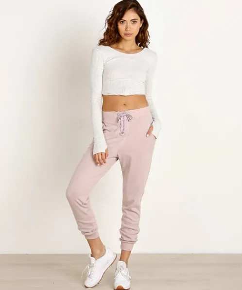 Spiritual Gangster Pants>Peace Mode Pant Pink Smoke