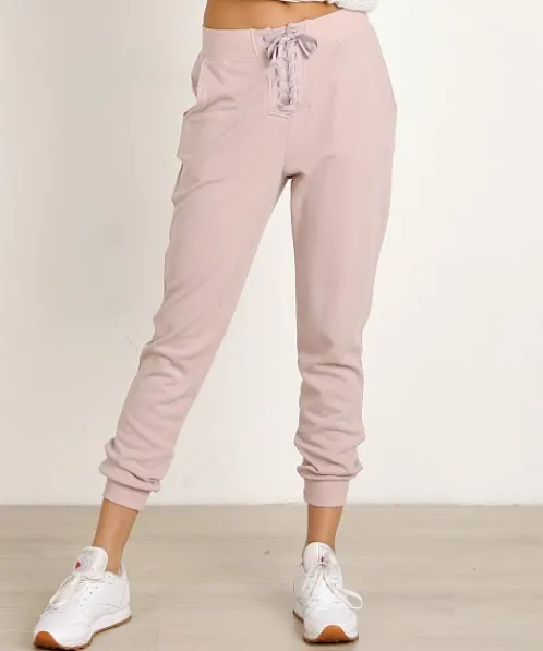 Spiritual Gangster Pants>Peace Mode Pant Pink Smoke