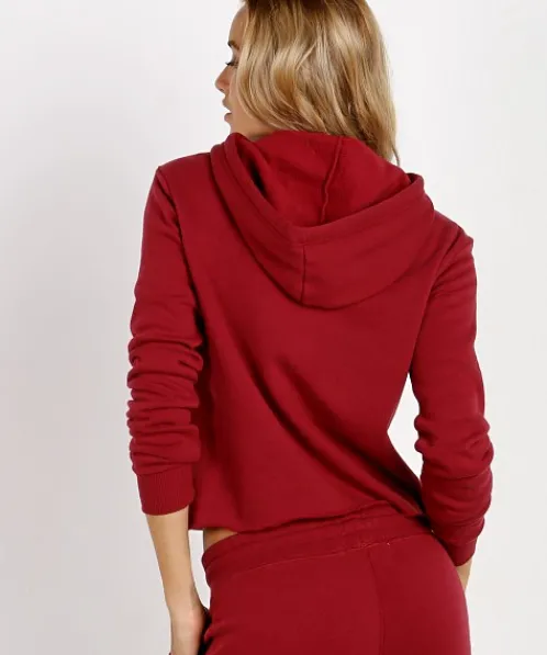 Spiritual Gangster Tops>SG Varsity Cropped Hoodie