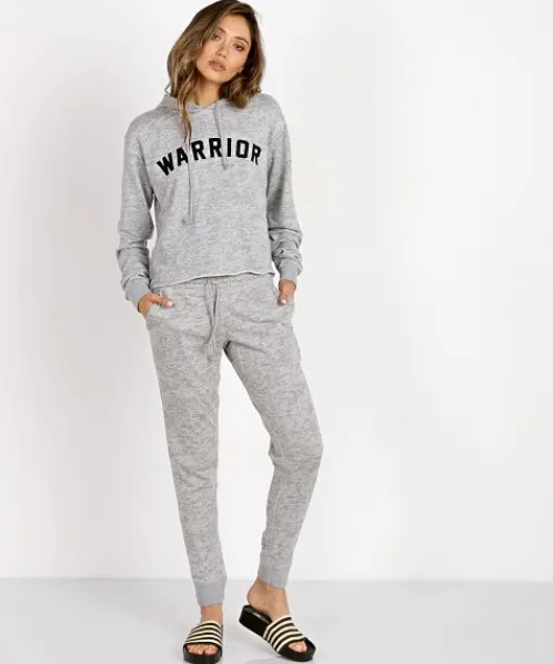 Spiritual Gangster Tops>Warrior Arch Crop Hoodie