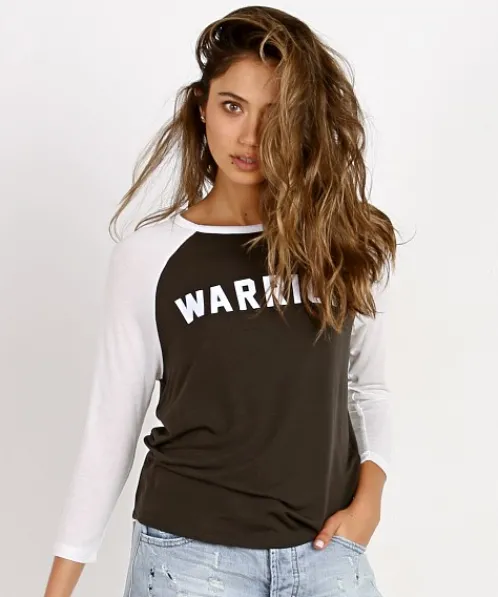 Spiritual Gangster Tops>Warrior Arch Retro Raglan
