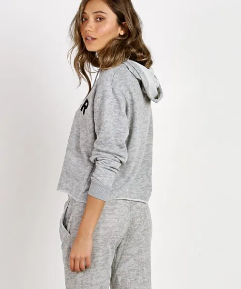 Spiritual Gangster Tops>Warrior Arch Crop Hoodie