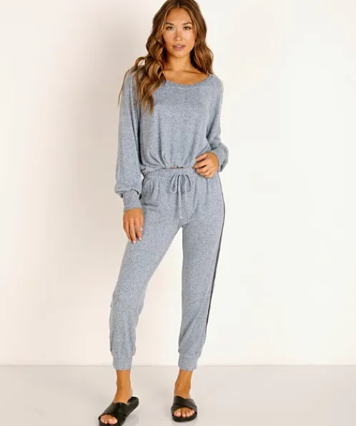 Splendid Knits>Long Sleeve Sweater Skyway