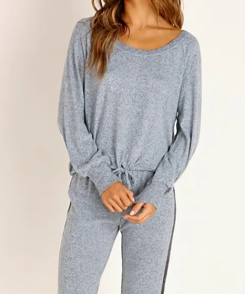 Splendid Knits>Long Sleeve Sweater Skyway