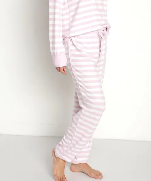 Splendid Pj Sets>Westport Long Sleeve PJ Set Orchid