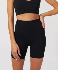 SPLITS59 Bottoms>Airweight High Waist Short Black