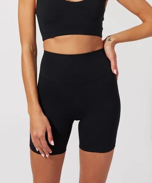SPLITS59 Bottoms>Airweight High Waist Short Black
