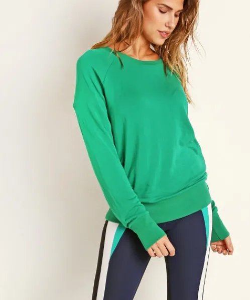 SPLITS59 Tops>Edge Pullover Kelly
