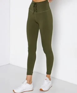 SPLITS59 Bottoms>Glenda High Waist Techflex Full Length Legging Army