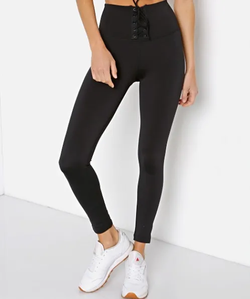 SPLITS59 Bottoms>Glenda High Waist Techflex Full Length Legging Black