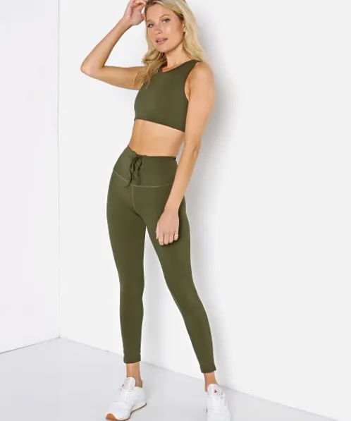 SPLITS59 Sports Bras>Glenda Techflex Sports Bra Army