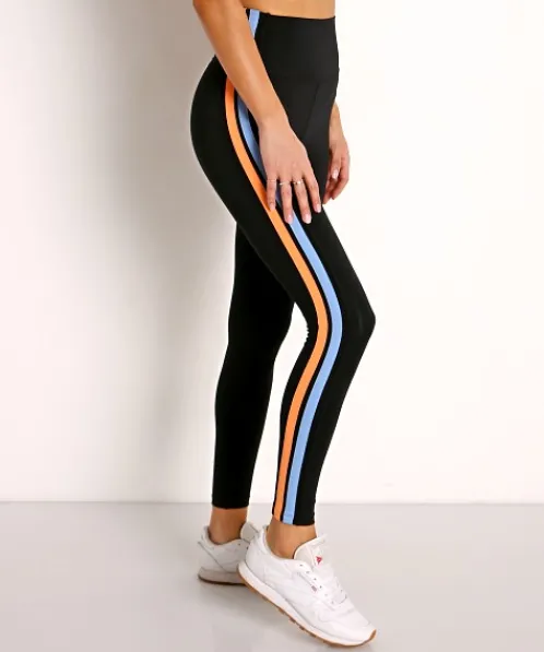 SPLITS59 Bottoms>Gloria High Waist Techflex 7/8 Legging Black and Jacint