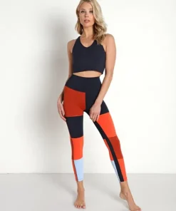 SPLITS59 Bottoms>Janis High Waist Legging Techflex 7/8 Indigo Rum