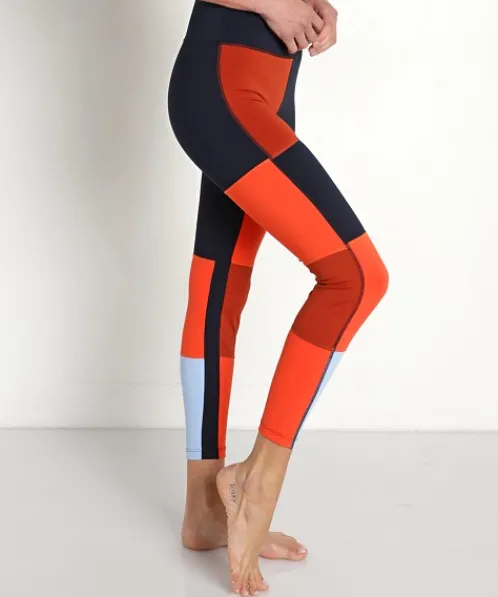 SPLITS59 Bottoms>Janis High Waist Legging Techflex 7/8 Indigo Rum