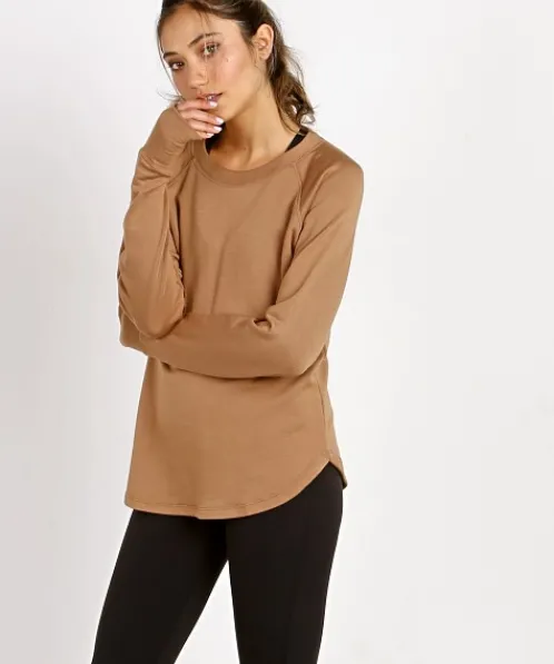 SPLITS59 Tops>Warm Up Pullover Amber