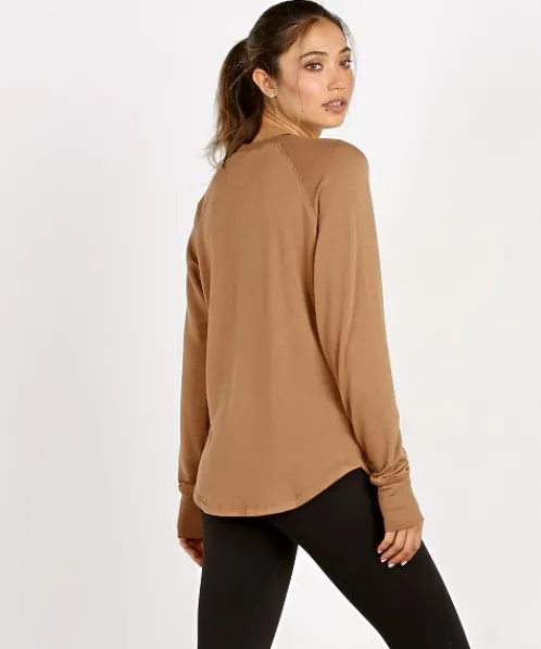 SPLITS59 Tops>Warm Up Pullover Amber