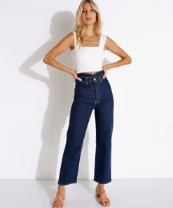 Stillwater Tops>Square Crop Cami White