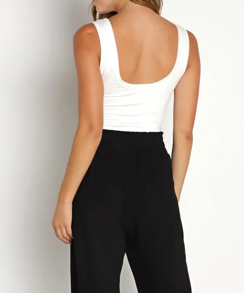 Stillwater Bodysuits | Tops>Tank Bodysuit Cream