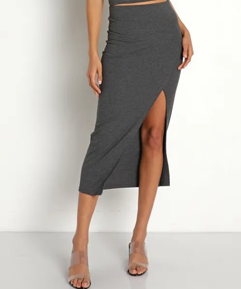 Stillwater Skirts>The Crossfire Skirt Charcoal