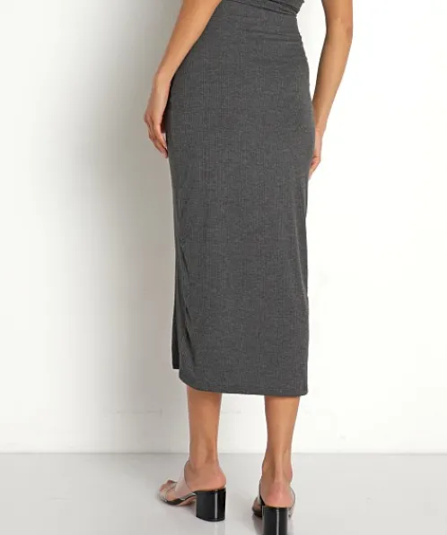 Stillwater Skirts>The Crossfire Skirt Charcoal