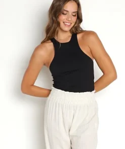 Stillwater Tops>The Cut Away Tank Black