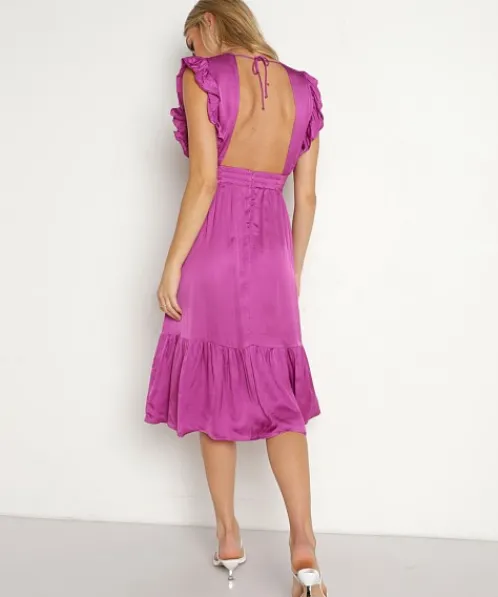 Stillwater Dresses>The Jessie Midi Orchid