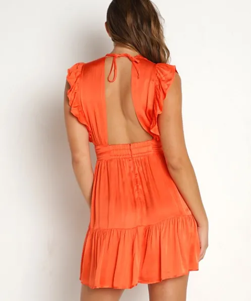 Stillwater Dresses>The Jessie Mini Papaya