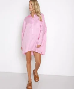 Stillwater Dresses>The Shirting Mini Bubble Gum
