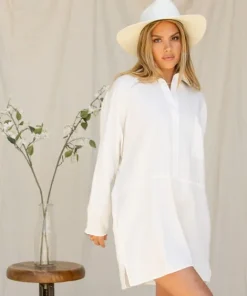 Stillwater Dresses>The Shirting Mini White