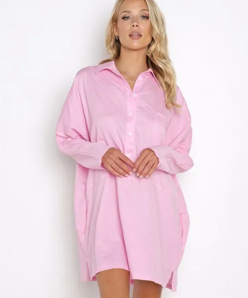 Stillwater Dresses>The Shirting Mini Bubble Gum