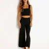 Stillwater Pants>The Wide Leg Pant Black