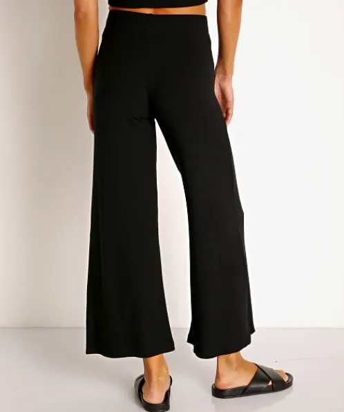 Stillwater Pants>The Wide Leg Pant Black