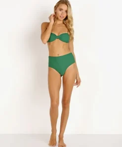 Storm Bikinis>Swim Cannes Bottom Palm Green