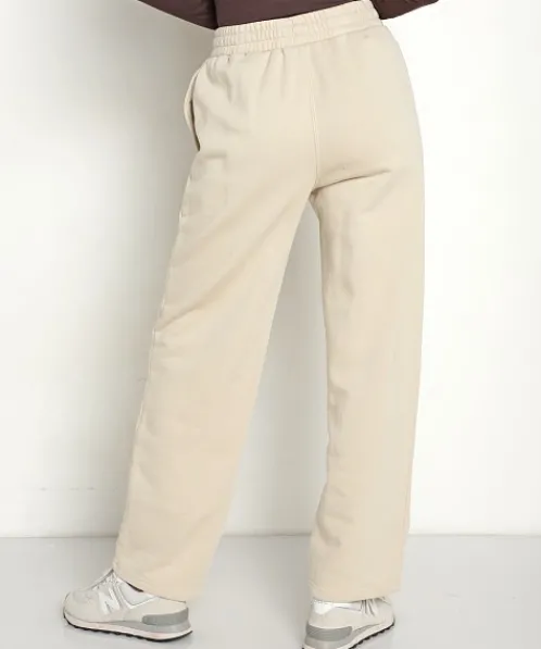 STYLERUNNER Pants>Median Straight Leg Jogger Oat Milk