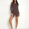 STYLERUNNER Bottoms | Shorts>Siena 5" High Rise Short Sepia