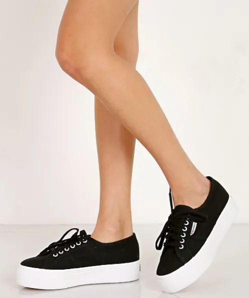Superga Sneakers>2790 ACOTW Platform Sneaker Black