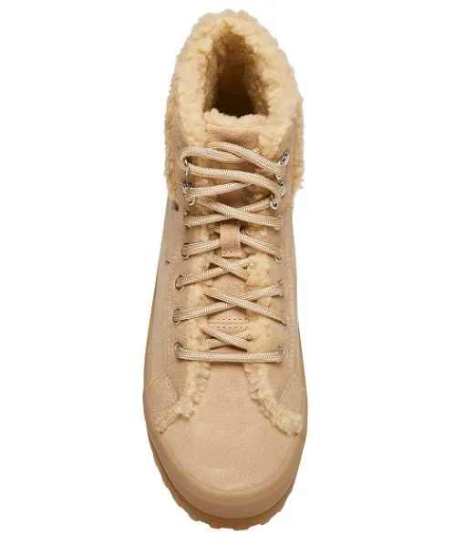 Superga Sneakers>2341 Alpina Suede Shearling Collar Beige