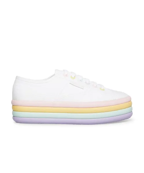 Superga Sneakers>2790 Candy Platform Sneaker White